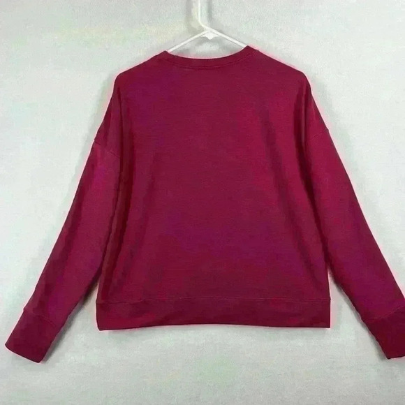 Under Armor Sweatshirt Women’s Large Pink Loose Fit - Picture 2 of 8